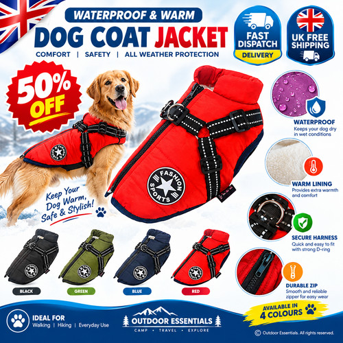 Waterproof dog winter - waterproof, jacket