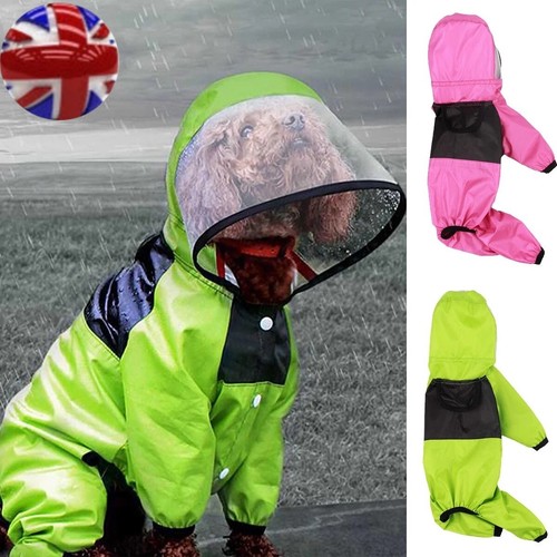 Pet puppy dog raincoat - puppy,
