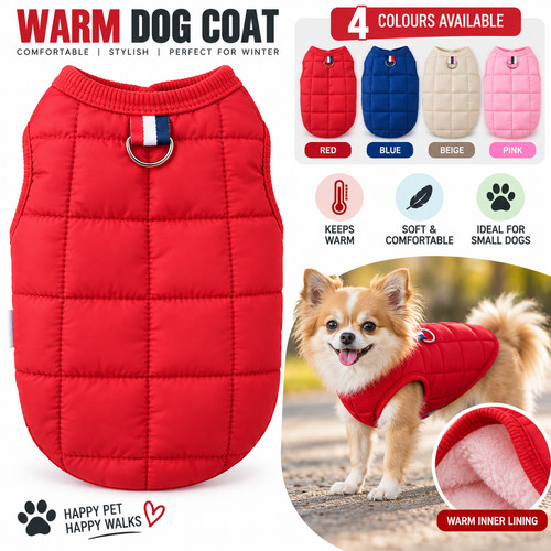 Pet vest jacket warm puppy - pet,
