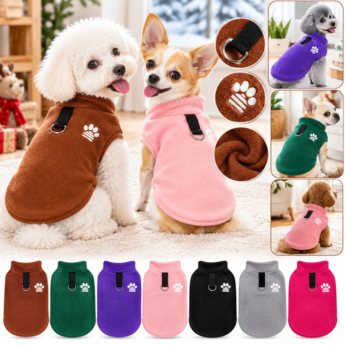 Dog fleece sweater winter - fleece, warm