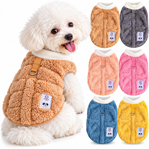 Fluffy fleece dog - dog, warm