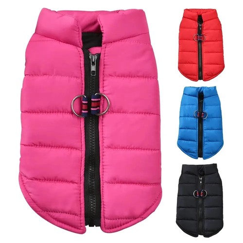 Winter warm dog jacket coat - warm,