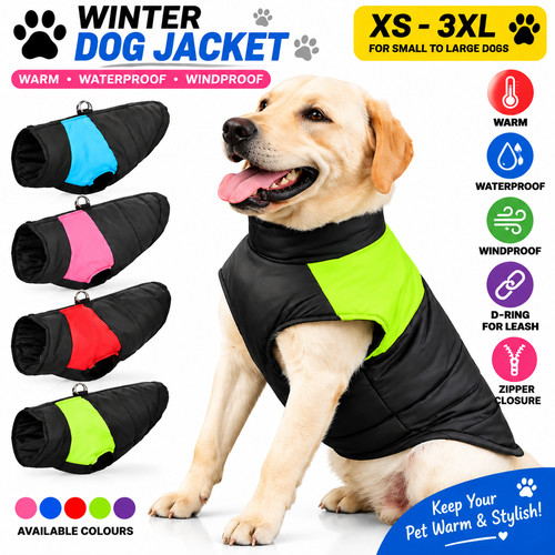 Waterproof dog jacket vest - /,