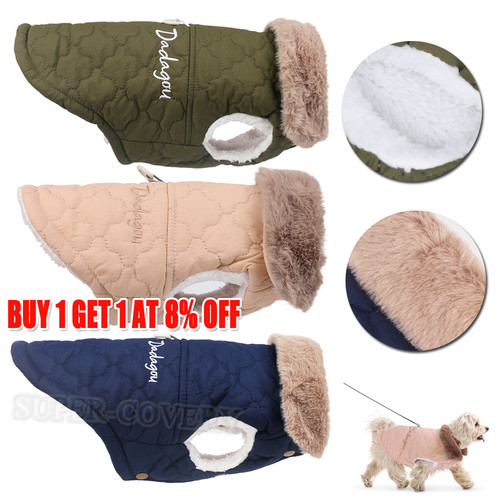 Warm fleece padded puppy dog - warm,