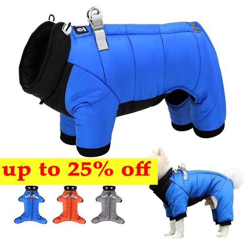 Reflective dog jumpsuit - reflective,