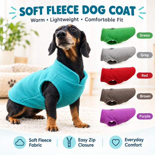 Warm coat fleece jacket jumper - warm,