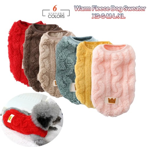 Fleece dog cat coat - coat, chihuahua