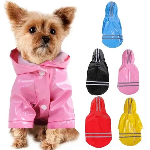 Small dog raincoat reflective - dog,