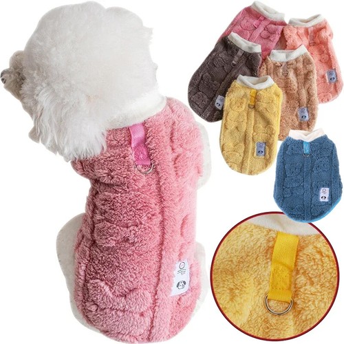 Fleece dog clothes jacket - fleece,