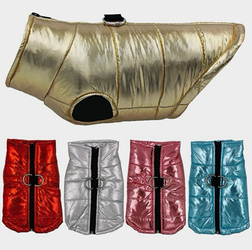 Metallic gold dog - gold,