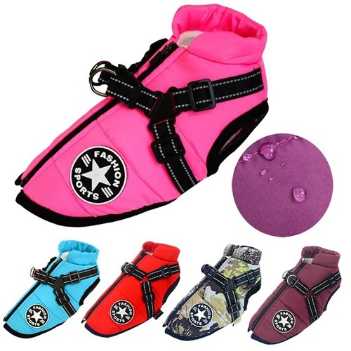 Winter warm waterproof dog - winter,