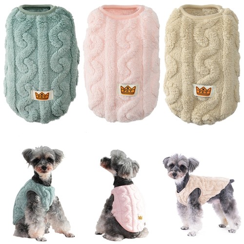 Pet dog cat fleece sweater - pet,